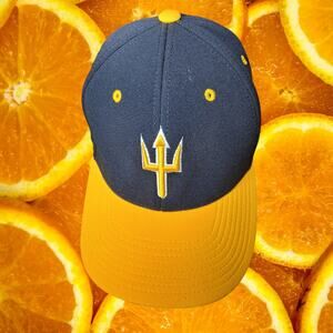 Pacific Headwear Performance Black-Orange Old Force‎ Barbados Baseball Cap